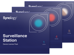 Synology VIRTUAL DEVICE LICENSE PACK (X 4) 4 license for cameras and I/O modules