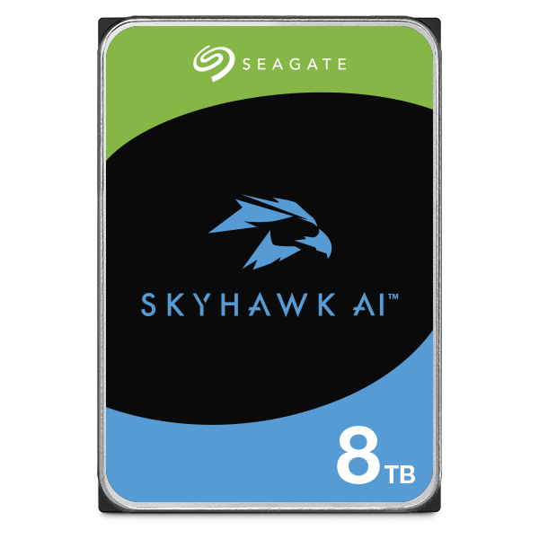 Seagate ST8000VE001 SKYHAWK AI 8TB SURVEILLANCE HDD 7200RPM CACHE 256MB SATA