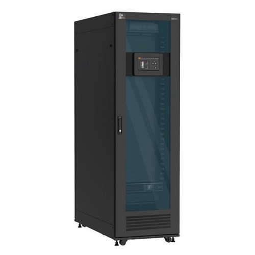 10972.jpg Vertiv 01230285 SmartCabinet™, 42Ux600Wx1200D, 5KVA UPS, 0.9-3.5KW Split Cooling, 29U space, Electronic Locks