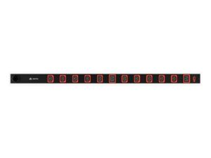 Vertiv 14240244 Geist Rack basic PDU: 16A Rated, IEC309 Input, U-Lock 10xC13 + U-Lock 2xC19, Black, 0U
