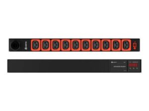 Vertiv 14240227 Geist Rack Metered PDU: 16A Rated, IEC309 Input, U-Lock 10xC13 + U-Lock 0xC19, Black, 1U, Upgradeable
