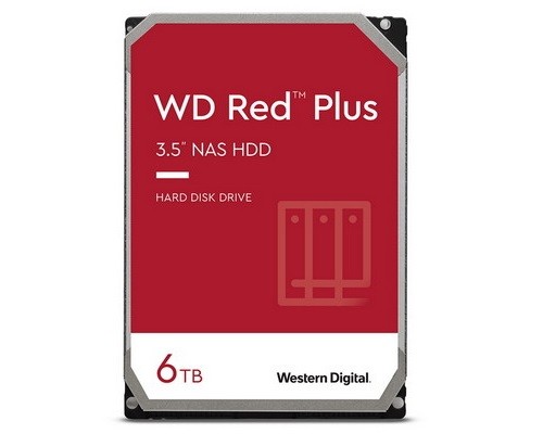 Western Digital WD60EFZX WD 6TB NAS Red Plus SATA3(6Gb/s) 128MB 5640RPM