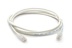 Link US-5025LZ-1 CAT 5E RJ45 - RJ45 PATCH CORD, LSZH 15 M. สีขาว