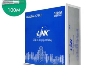 Link CB-0109-1 RG 6/U Cable, 60% Shield, White Jacket