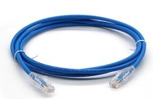 Link US-5015LZ-4 CAT 5E RJ45 - RJ45 PATCH CORD, LSZH 5 M. สีฟ้า