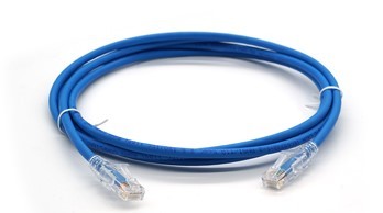 Link US-5015LZ-4 CAT 5E RJ45 - RJ45 PATCH CORD, LSZH 5 M. สีฟ้า