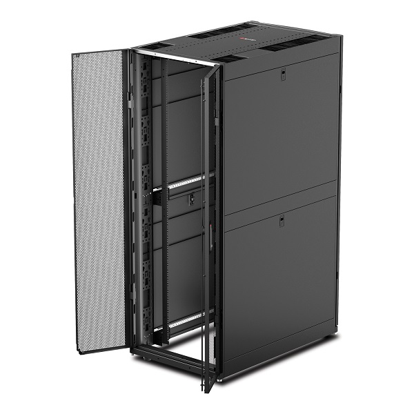 APC AR3140 NetShelter SX, Networking Rack Enclosure, 42U, Black, 1991H x 750W x 1070D mm with Casters, Feet, Vertical Cable Managers, Side Panels