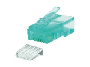 199.jpg Link US-1062-3 CAT 6 RJ45 PLUG (ตัวผู้), 2 layer with pre-insert bar, Crystal สีเขียว