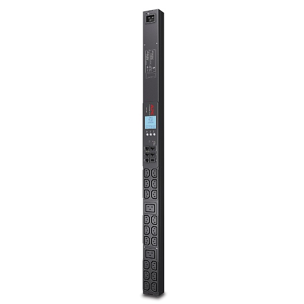 APC AP8858EU3 NetShelter Metered Rack PDU, 0U, 1PH, 3.7kW 230V 16A, x18 C13 and x2 C19 outlets, IEC 309 cord