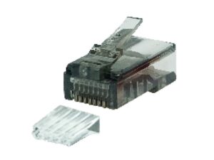 206.jpg Link US-1062-6 CAT 6 RJ45 PLUG (ตัวผู้), 2 layer with pre-insert bar, Crystal สีดำ