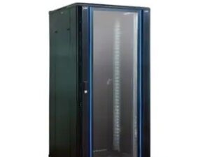 Link CH-60627GS LINK 19" GLASS RACK 27U, (60 x 60 cm.) Black 60 x 60 x 140