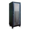 Link CH-60942GS LINK 19” GLASS RACK 42U, (60 x 90 cm.) Black 60 x 90 x 207