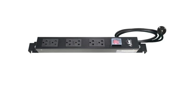 Link CH-10306A PDU 6 TIS Outlet (Lighting SW w/Guard + Protection 16A)
