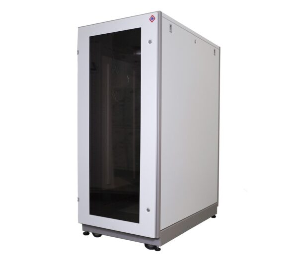 19" German G3-61127 RACK 27U, (60 x 110 cm.) Two-Tone White-Gray