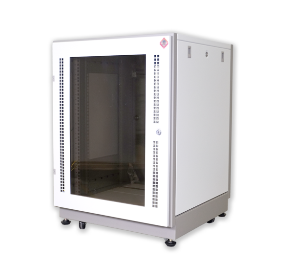 2358.png 19" German G4-60615 SERVER RACK 15U, (60 x 60 cm.) Two-Tone White-Gray