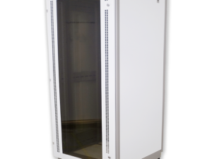 19" German G4-60927 SERVER RACK 27U, (60 x 90 cm.) Two-Tone White-Gray