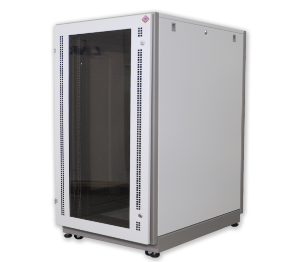 2378.png 19" German G4-61127 SERVER RACK 27U, (60 x 110 cm.) Two-Tone White-Gray