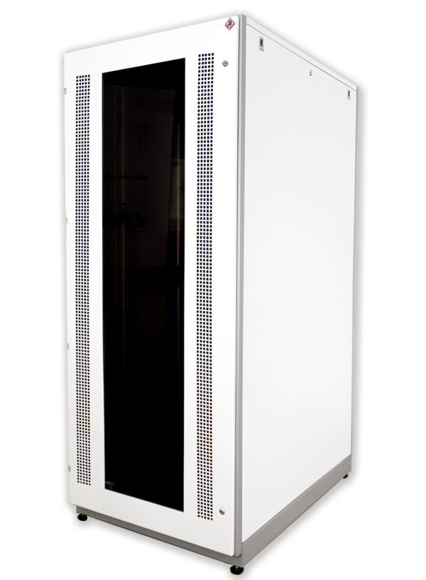 2386.png 19" German G4-81142 SERVER RACK 42U, (80 x 110 cm.) Two-Tone White-Gray