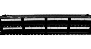 239.jpg Link US-3148A CAT 6+ PATCH PANEL 48 PORT (2U) w/management, Dust Cover, Labeling
