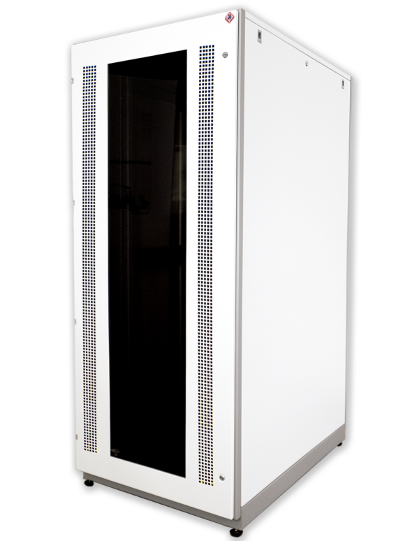 19" German G4-81145 SERVER RACK 45U, (80 x 110 cm.) Two-Tone White-Gray