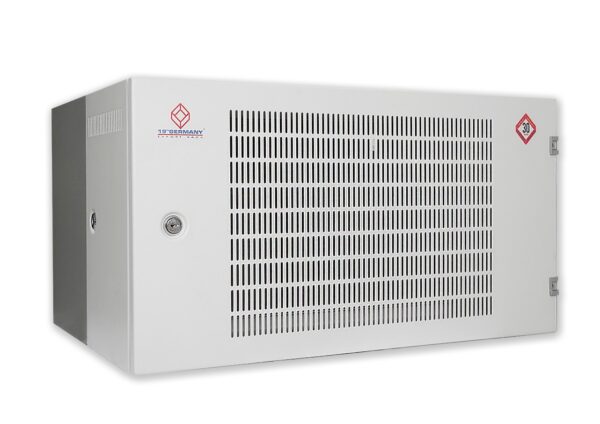 19" German G1-60506P PERFORATED WALL RACK 6U, ลึก 50 cm. (60 x 50 x 32 cm.)