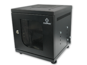 2477.png 19" German G6-30030B MINI STEEL BOX w/Shelf (Black)(30 x 30 x 30 cm.)