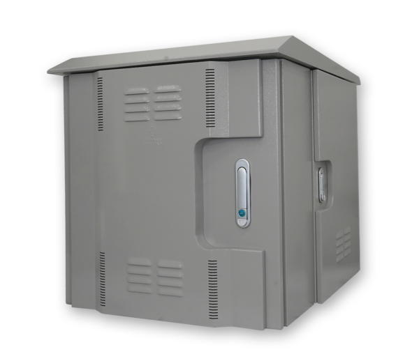 2489.png 19" German G2-60609OUT WALL RACK OUTDOOR 9U, (60 x 60 x 61.3 cm.) galvanize steel