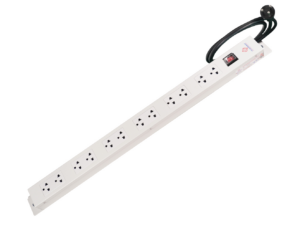 2509.png 19" German G7-00012 AC POWER DISTRIBUTION 12 TIS Outlet w/Cable 3 M w. /, SW Cover