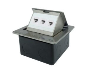 251.jpg Link US-2033A CAT 6 NEW POP-UP STAINLESS 3 PORT OUTLET w/DAMPING