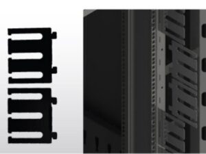 19" German G7-06005SET VERTICAL FRONT CABLE MANAGEMENT