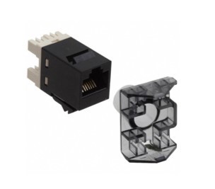 Commscope AM-3600-02 (1375055-2) CAT 6 RJ45 MODULAR JACK (Black)