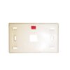 Commscope AM-3012 (272352-1) FACE PLATE 1 PORT, STANDARD (Almond)