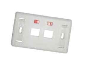 Commscope AM-3013 (272352-2) FACE PLATE 2 PORT, STANDARD (Almond)