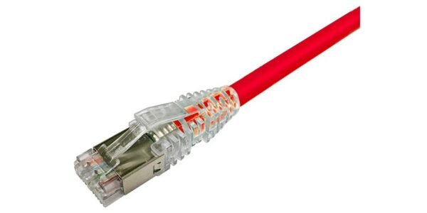 2658.jpg Commscope AMC-3681XG (NPC6ASZDB-RD001M) S/FTP CAT 6A, 10G Patch Cord 1M , LSZH Red