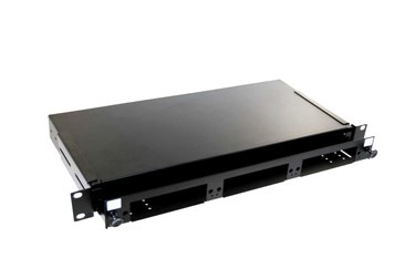2671.jpg Commscope AMC-2130 (760241725) 3 Snap-In F.O. Rack Mount Drawer (1U), Unload, Black Black