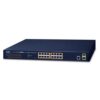 Planet GS-4210-16P2S 16-Port 10/100/1000T 802.3at PoE + 2-Port 100/1000X SFP Managed Switch