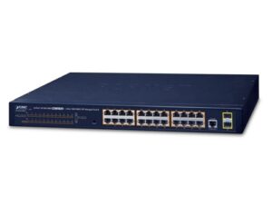 3014.jpg Planet GS-4210-24P2S 24GbE PoE + 2 SFP L2 Managed PoE Switch (300W)