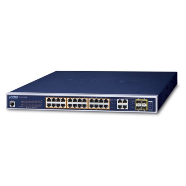 3017.jpg Planet GS-4210-24P4C 24 GE PoE + 4 GE/SFP Combo L2 Managed PoE Switch