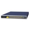 Planet IGS-6325-24P4X 20 GbE PoE + 4 GbE PoE/SFP Combo + 4 x 10G SFP+ L3 Managed Industrial Switch