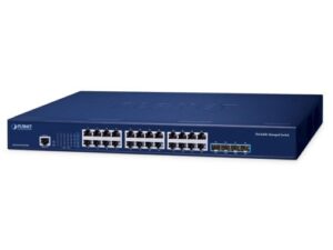 Planet SGS-6310-24T4X 24 x GbE + 4 x 10G SFP+ Stackable L3 Managed PoE Switch