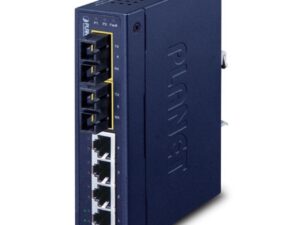Planet ISW-621TS15 4 x FE + 2 x 100Base-FX SM 15KM SC Industrial Media Converter