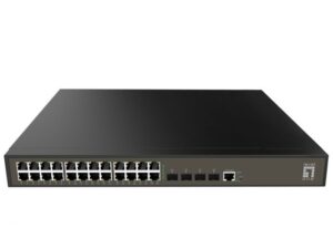 Levelone GEL-2871 24 x Gigabit RJ45 + 4 x Gigabit SFP L2+ Managed Switch