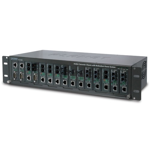 Planet MC-1500R 15-Slot Media Converter Chassis (AC Power)