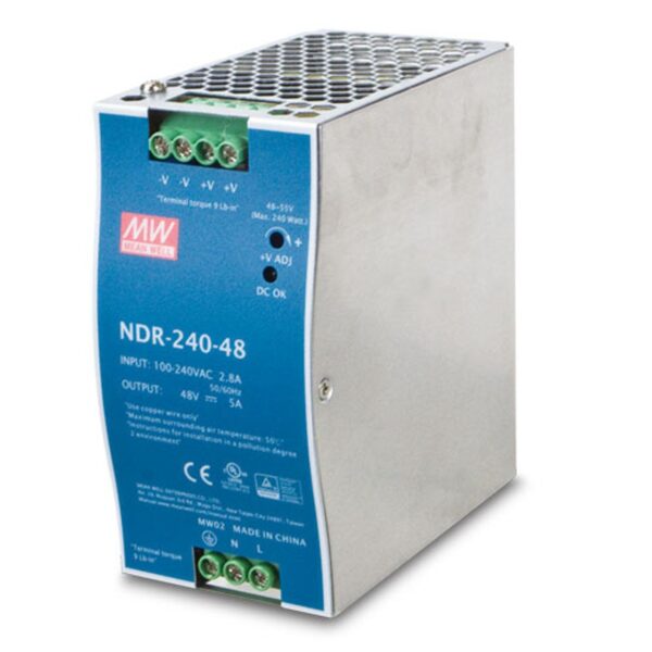 3242.jpg Meanwell NDR-240-48 240W 48V~56V DC Industrial Power Supply