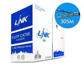 Link US-9035PE CAT 5E F/UTP PE OUTDOOR CABLE (Single Jacket)