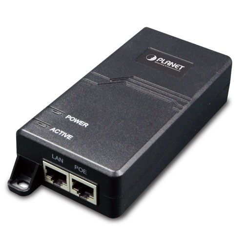 Planet POE-172 Single-Port 10/100/1000Mbps Ultra PoE Injector (60 Watts, internal PWR)