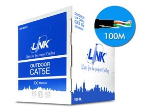 Link US-9045-1 CAT 5E UTP, PE OUTDOOR (Double Jacket)