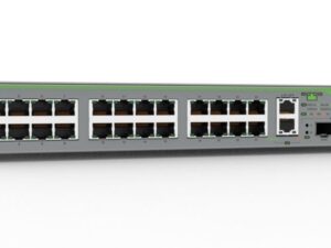 Allied Telesis AT-GS970EMX/28-10 24-port 10/100/1000T stackable switch with 2x1/2.5/5/10 Gigabit copper uplinks,2xSFP/SFP+ slots