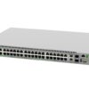 Allied Telesis AT-GS970EMX/52-10 48-port 10/100/1000T stackable switch with 2x1/2.5/5/10 Gigabit copper uplinks,2xSFP/SFP+ slots
