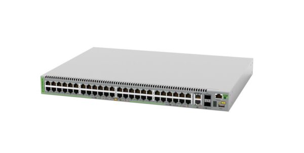 3546.jpg Allied Telesis AT-GS970EMX/52-50 48-port 10/100/1000T stackable switch with 2x1/2.5/5/10 Gigabit copper uplinks,2xSFP/SFP+ slots